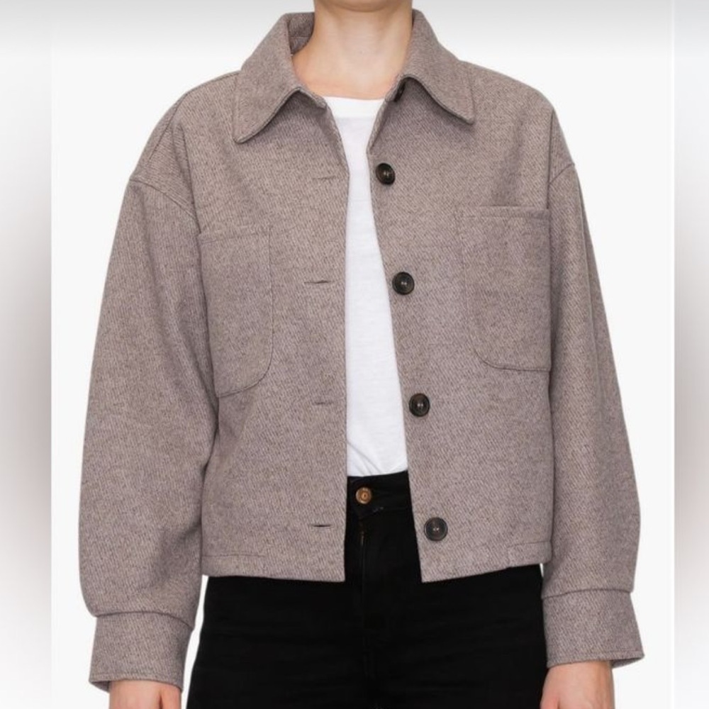 Women's Gray Jacket - Picture 1 of 6